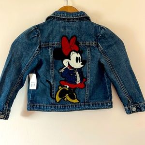 Gap Minnie Mouse Appliqué Jean Jacket